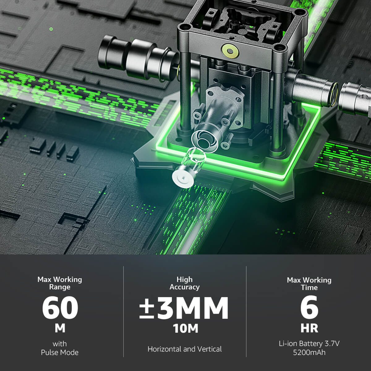 Huepar B03CG Pro Laser Level - Image 3