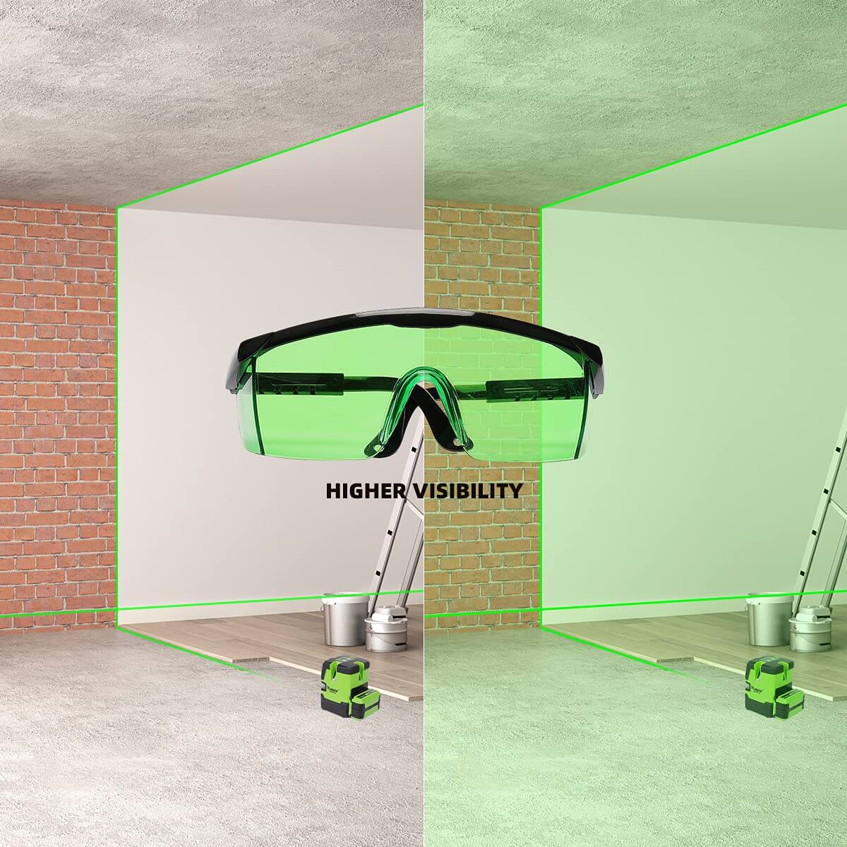 HUEPAR GL01G - Green Laser Enhancement Glasses - Image 3