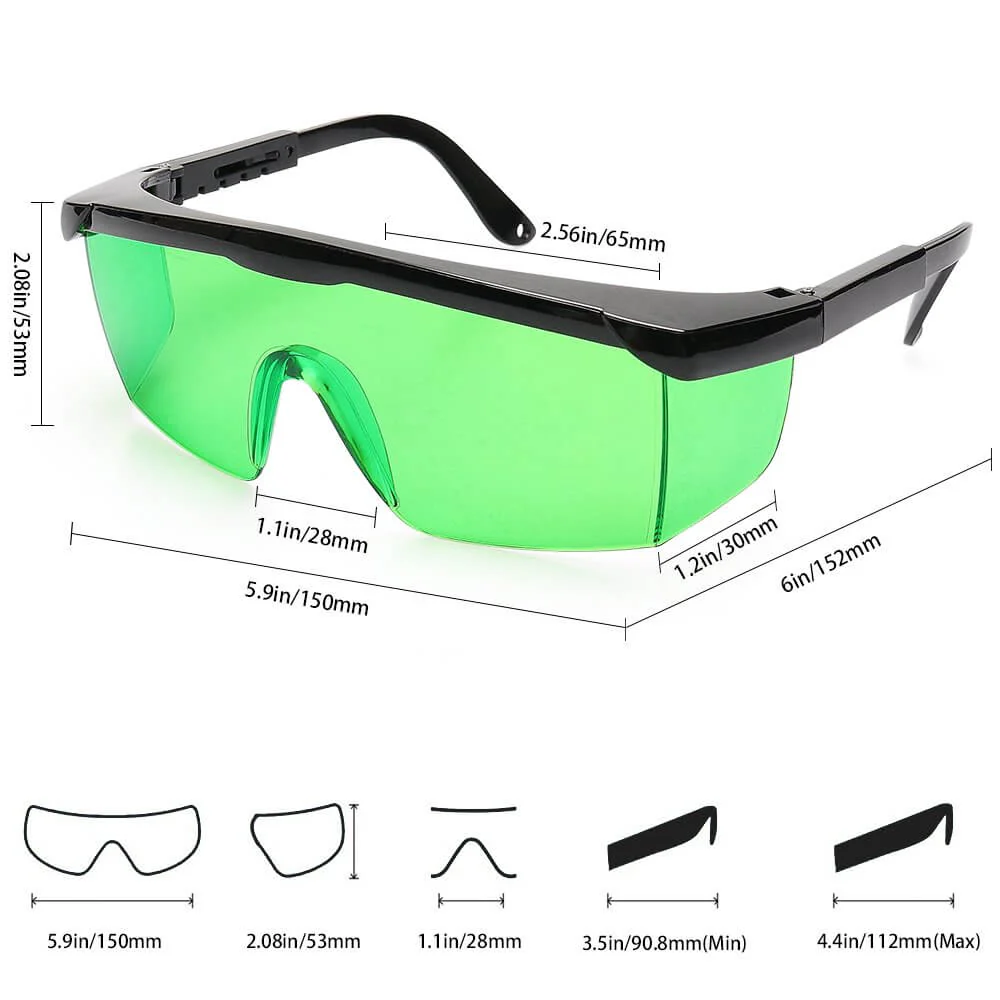 HUEPAR GL01G - Green Laser Enhancement Glasses - Image 4