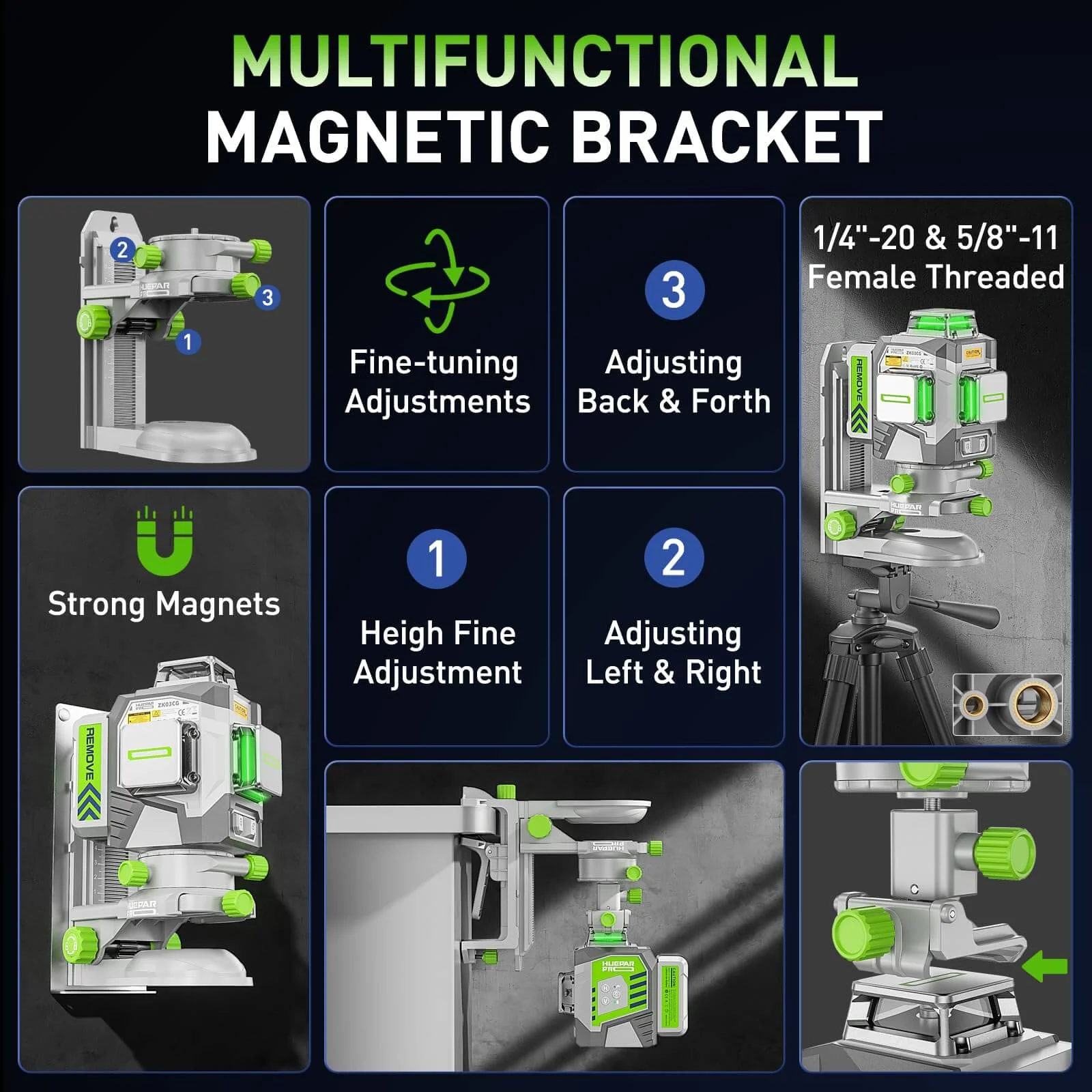 Huepar Pro ZK03CG Laser Level - Image 6